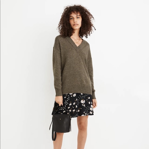 Madewell Sweaters - Donegal BartlettV-NeckPulloverSweaterinCoziestYarn